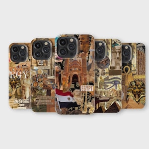 Egypt Phone Case Pyramids Cleopatra Phone Cover for iPhone 16 Pro Max 15 14 13 12 11 X 8 7 Samsung S25 Ultra S24 S23 S22 S21 S20 FE A16 A56