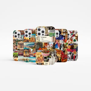 Coque de portable Liban Collage Cover pour iPhone 16, iPhone 16 Pro Max, iPhone 13, 12,iPhone 11,Samsung S24