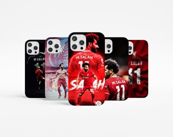 Mohammed Salah Phone Case Salah Liverpool Cover for iPhone 14, iPhone 14 Pro Max, iPhone 13, 12,XS,iPhone 11,Samsung S23 S22 S21 A14 A52 A54