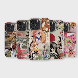 Funda para teléfono con diseño de tablero de estado de ánimo chino, bonita y estética china, para iPhone 16 Pro Max 15, 14, 13, 12, 11, X, 8, 7, Samsung S25 Ultra, S24, S23, S22 y S21