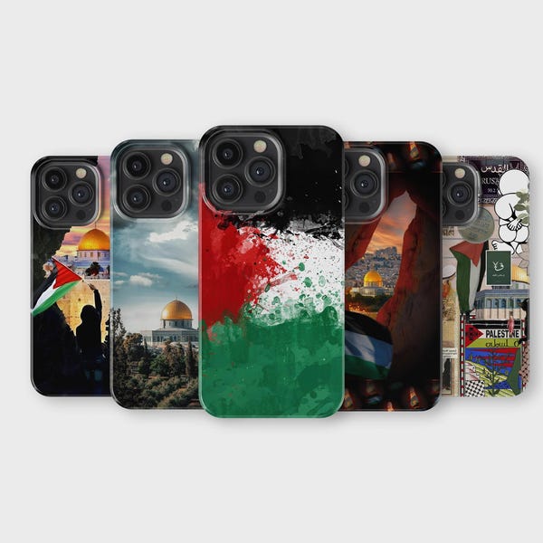 Palestine Phone Case Palestine Flag Art Cover for iPhone 16 Pro Max 15 14 13 12 11 X 8 7 6 Samsung S25 Ultra S24 S23 S22 S21 S20 FE A16 A56