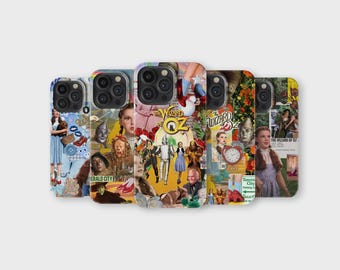 The Wizard of Oz Phone Case Musical Collage Art Cover for iPhone 16 Pro Max 15 14 13 12 11 X 8 7 6 Samsung S25 Ultra S24 S23 S22 S21 S20 FE
