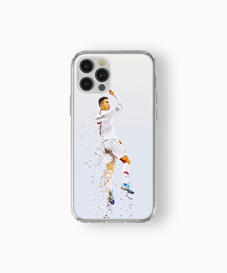 Cristiano Ronaldo Phone Case, CR7 Soft Silicone Clear Case for iPhone 14, iPhone 14 Pro Max, iPhone 13, 12, X,XS,iPhone 11,Samsung,Huawei Style #6