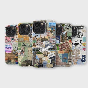 Travel Phone Case Wanderlust Aesthetic Phone Cover for iPhone 16 Pro Max 15 14 13 12 11 X 8 7 Samsung S25 Ultra S24 S23 S22 S21 S20 FE A16