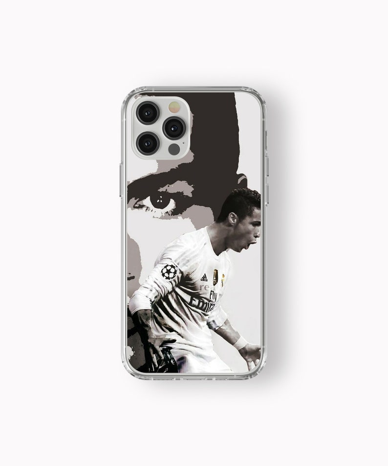 Cristiano Ronaldo Phone Case, CR7 Soft Silicone Clear Case for iPhone 14, iPhone 14 Pro Max, iPhone 13, 12, X,XS,iPhone 11,Samsung,Huawei Style #3