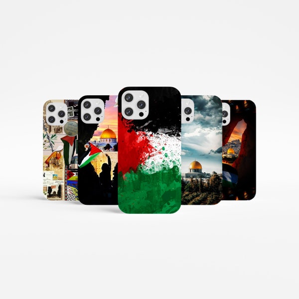 Palestine Phone Case Palestine Flag Art Cover for  iPhone 14, iPhone 14 Pro Max, iPhone 13, 12,XS,iPhone 11,Samsung S23 S22 S21 A14 A52 A54