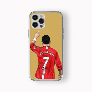 Cristiano Ronaldo Phone Case, CR7 Soft Silicone Clear Case for iPhone 14, iPhone 14 Pro Max, iPhone 13, 12, X,XS,iPhone 11,Samsung,Huawei Style #7