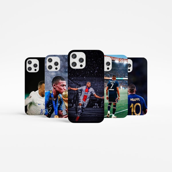 Kylian Mbappe Handyhülle für iPhone 14,iPhone 14 Pro Max, iPhone 13, 12, XS,iPhone 11,Samsung S23 S22 S21 A14 A52 A54