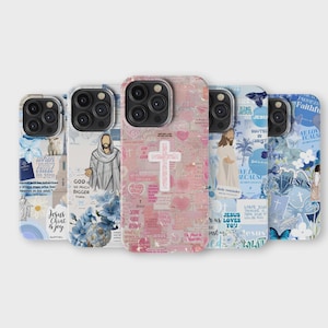 Bible Verse Phone Case Christian Jesus Christ Phone Cover for iPhone 16 Pro Max 15 14 13 12 11 X 8 7 Samsung S25 Ultra S24 S23 S22 S21 S20