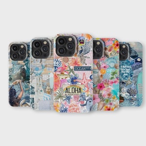 Beachy Telefoon Geval Zomer Zee Strand Liefhebbers Cover voor iPhone 16 Pro Max 15 14 13 12 11X8 7 Samsung S25 Ultra S24 S23 S22 S21 S20 FE A16 A56