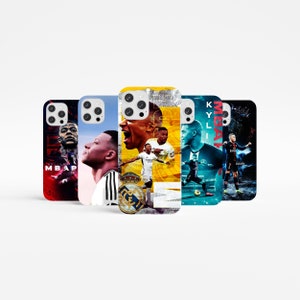 Kylian Mbappe Handyhülle Mbappe Real Madrid Abdeckung für iPhone 14,iPhone 14 Pro Max,iPhone 13, 12,iPhone 11,Samsung S23 S22 S21 A14 A54