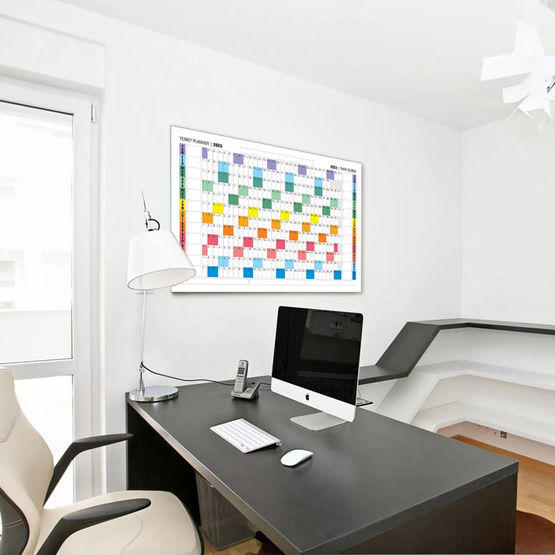 2023 Monthly Planner Printable 2023 Wall Calendar Digital Etsy