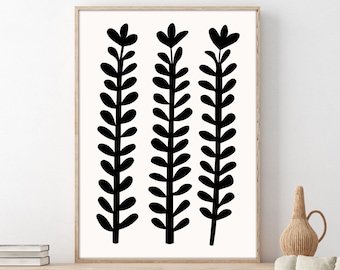 Scandinavische bloemsierkunst: modern Scandinavisch decor uit het midden van de eeuw (digitale download)