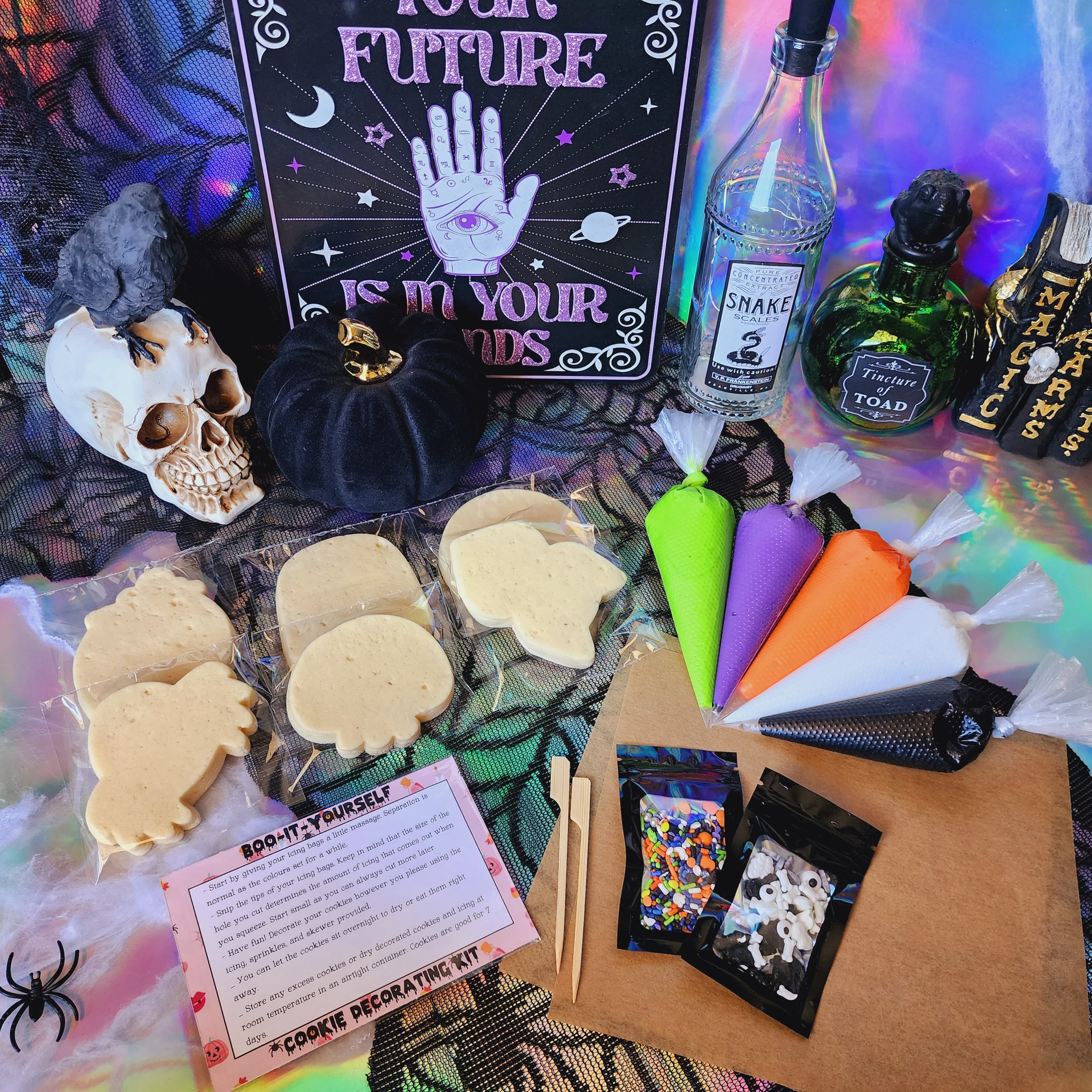 Boo-It-Yourself | DIY Halloween Cookie Decorating Kit - 6 cookies