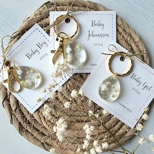Babyshower-bedankjes voor gasten. Boho babyshowercadeaus. Babyshower-bedankjes. Gunsten voor gasten.