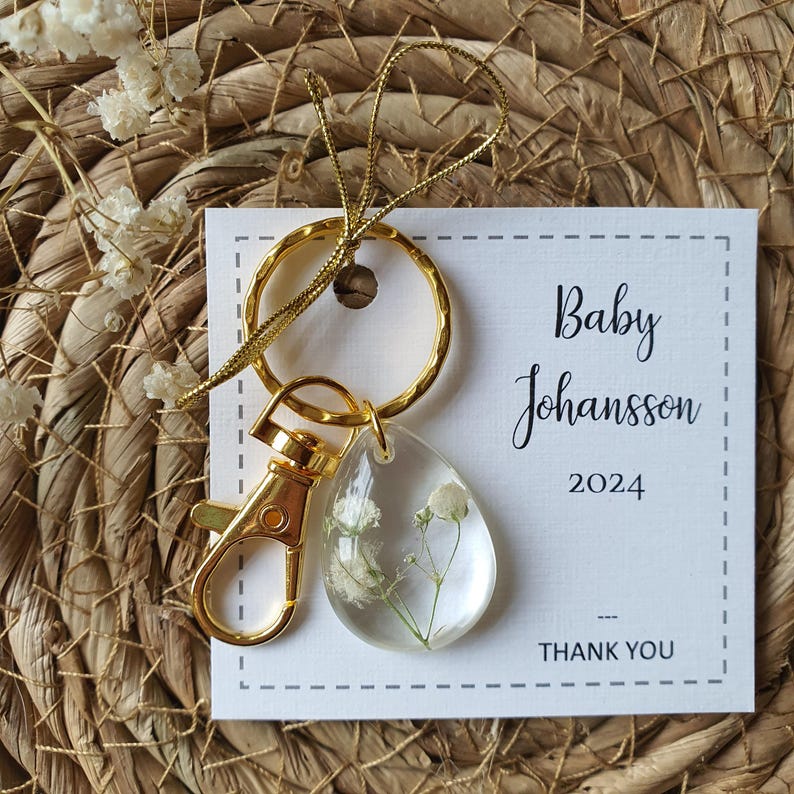 Baby shower party favors. Baby shower gifts for guests. Boho baby shower favors. Baby shower favors girl. Baby boy shower favors. with ring + clasp