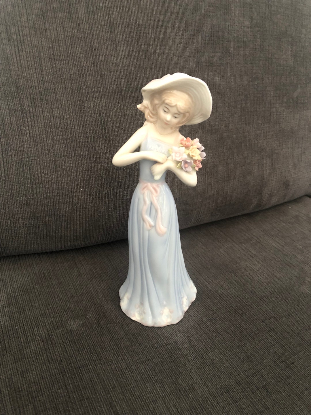 House of Lloyd Gathering Flowers Figurine 1998 Etsy