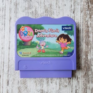 VTech VSmile Learning System Dora The Explorer Dora&#39;s Fix It Adventures Game Cartridge Only Tested