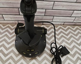 Saitek Cyborg 3D Digital Video Game Controller JoyStick Flight PC Tested