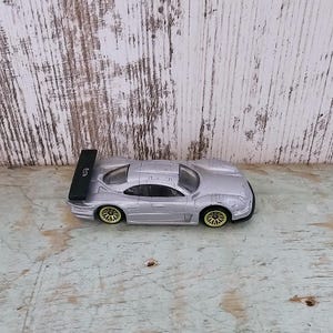 Vintage Hot Wheels Mercedes Benz CLK LM 1999 First Edition Silver Diecast 1:64