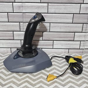 Logitech Wingman Extreme Digital 3D Joystick USB PC 1999 Flight Simulator Tested