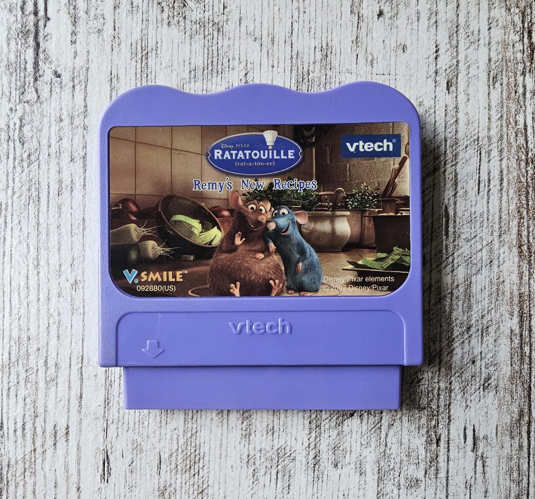 Vtech Vsmile Learning System Disney Pixar Ratatouille Remy's New ...