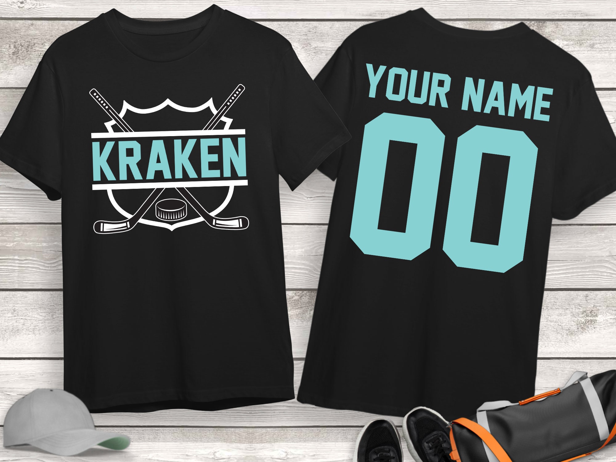 Camisa de hockey Kraken, camisa de hockey personalizada, camisa de hockey  personalizada, camisa del día del juego, camisa de mamá de hockey, regalo  de amante del hockey - Etsy México, image size:2000x1500