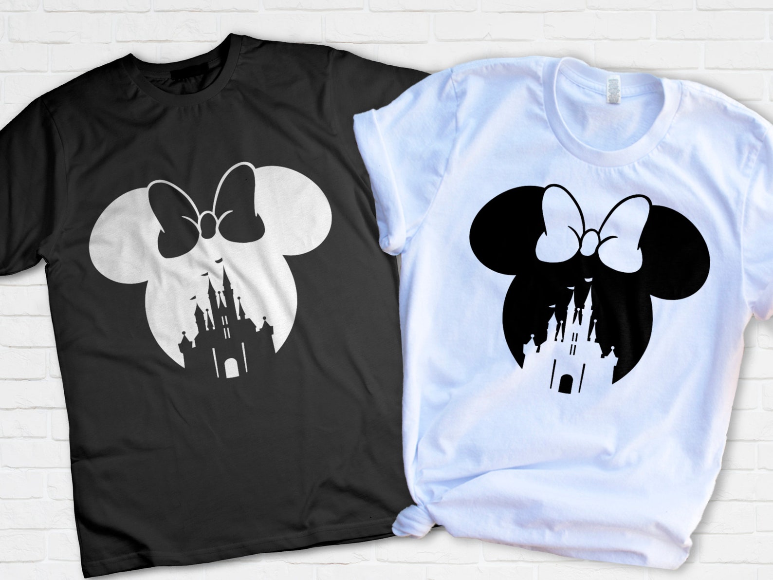 Minnie Head Disney Castle SVG, Disney SVG, SVG Files for Cricut, Disney