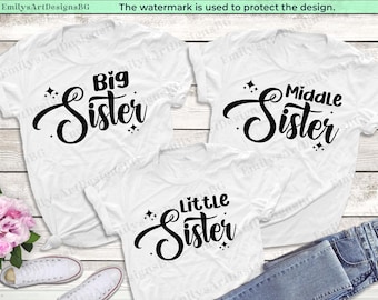 Matching Sister Shirt Set, Sorority Sister Gift