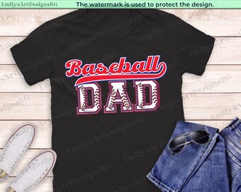 Baseball Dad Shirt, Game Day Tee, Father's Day Gift