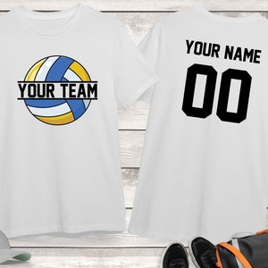 Custom Volleyball Team Shirt: Personalized Game Day Gift