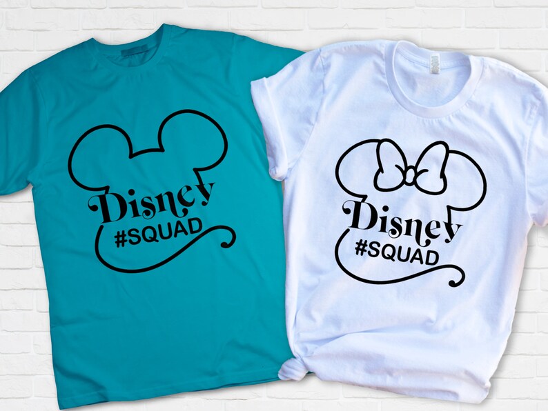 Disney Squad SVG Disney SVG SVG Files for Cricut Disney Etsy