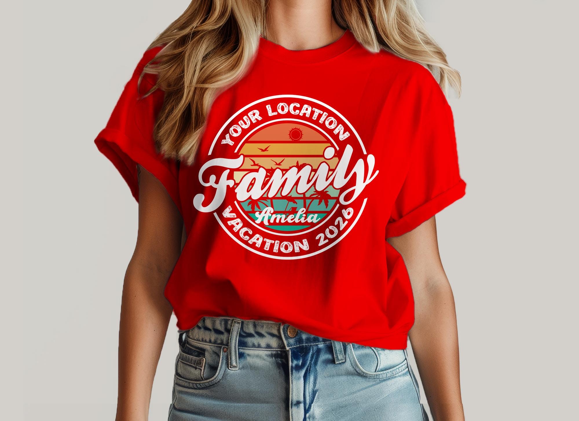 Custom Family Vacation 2026 Shirts : Personalized Trip Tees, Family ...