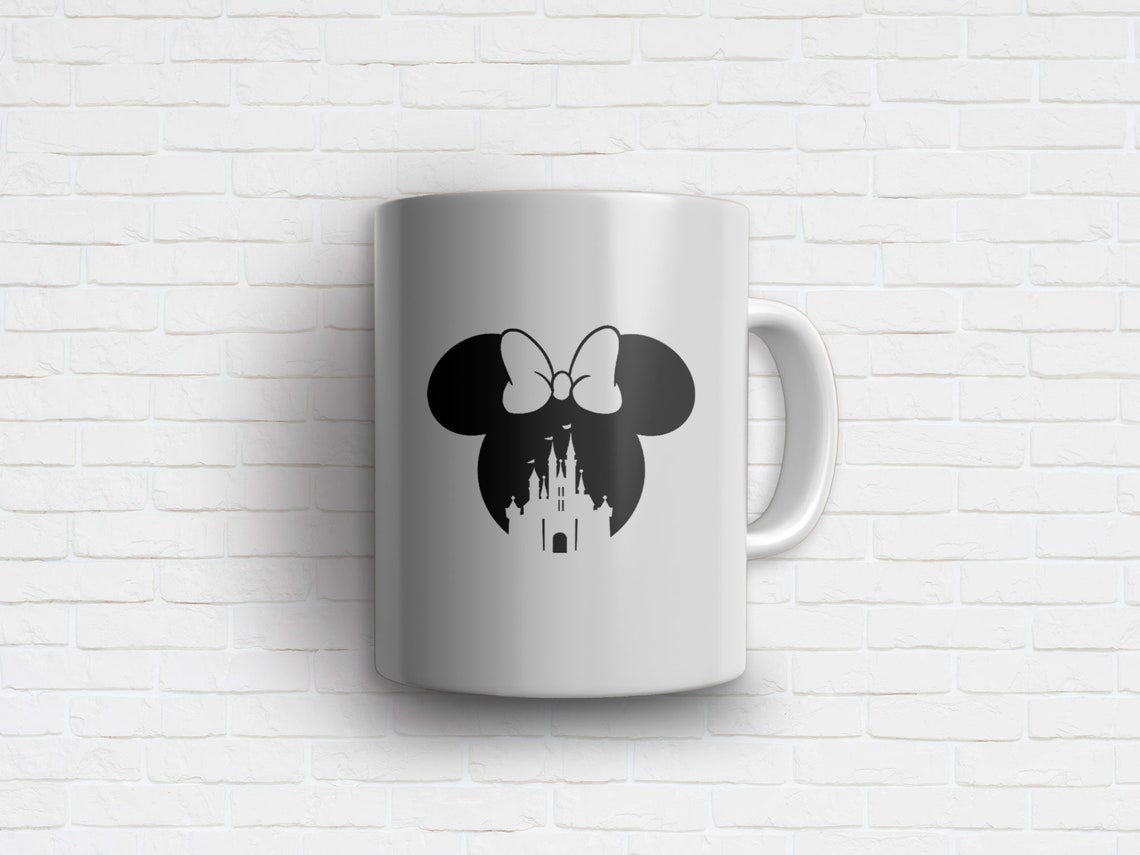 Minnie Head Disney Castle SVG Disney SVG SVG Files for - Etsy
