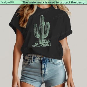 Cactus Shirt: Botanical Desert Garden Plant Lover Gift
