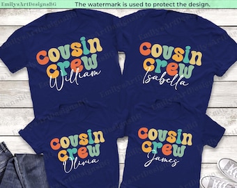 Personalized Cousin Crew Shirts: Custom Family Reunion Shirts
