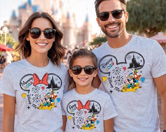 Custom Disney 2026 Shirt, Disney Squad Shirts, Disney Family T-shirts, Disneyland Vacation 2026 Tees, Disneyland Paris T-shirts