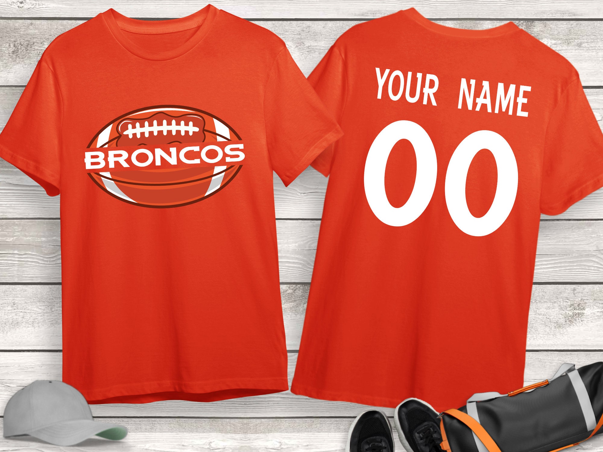 Denver broncos custom t shirt hotsell