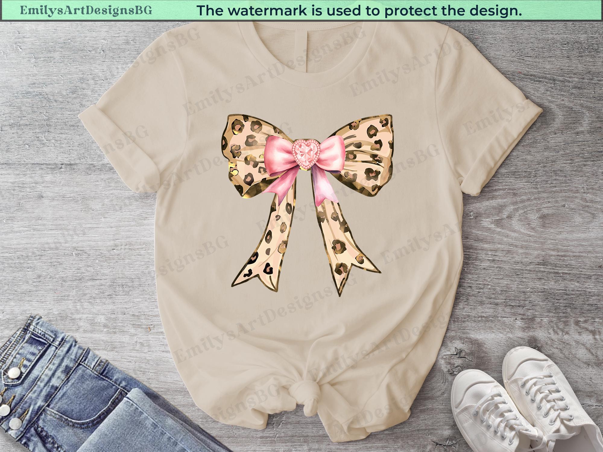 Leopard Print Coquette Bow Shirt: Bachelorette Party, Valentine's Day