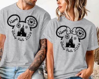 Disney Paris 2026 Shirt, Disneyland family T-shirts, Disney Squad Shirts, Custom Disney T-shirt, 2026 Disneyland Matching Tees
