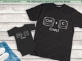 Copy Paste Shirts, Father and Baby Matching Shirts, Father's Day Shirt, Daddy And Daughter Shirt, Father's Day Gift, Ctrl C and Ctrl V Shirt product logo