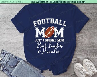 Camiseta de mamá futbolera: ropa personalizada para el día del partido