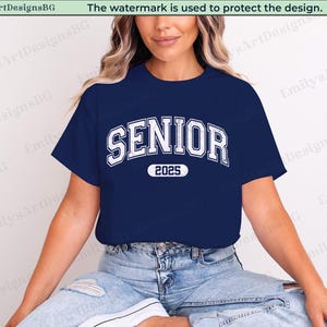 Senior 2025 Graduation Shirt: Cotton Graduate Gift