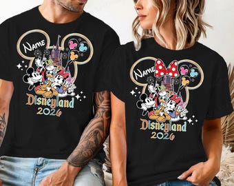 Custom Disneyland 2026 Shirt, Disney Squad T-shirt, Personalized Disneyworld Tees, Disney Vacation Tee, Disneyland Paris T-shirts
