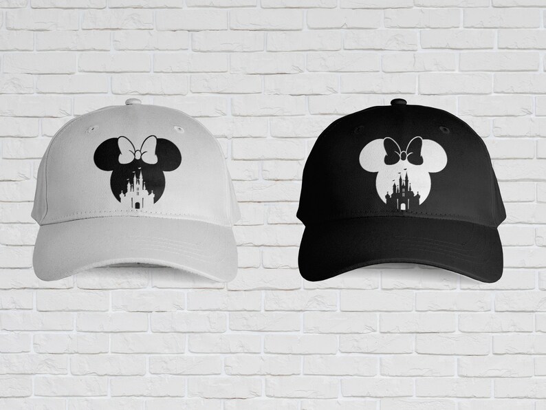 Minnie Head Disney Castle SVG, Disney SVG, SVG Files for Cricut, Disney