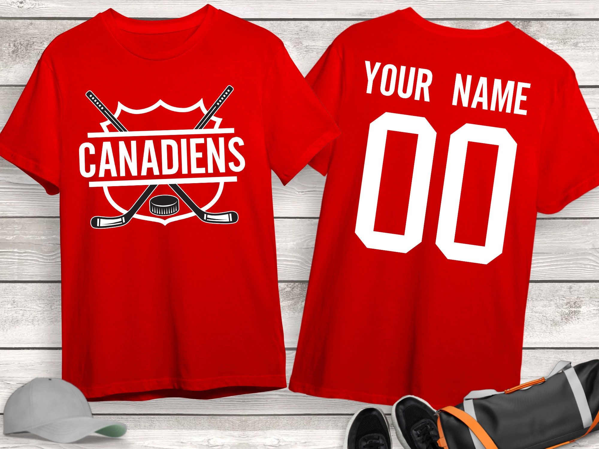 Canadiens Nhl Custom Etsy UK