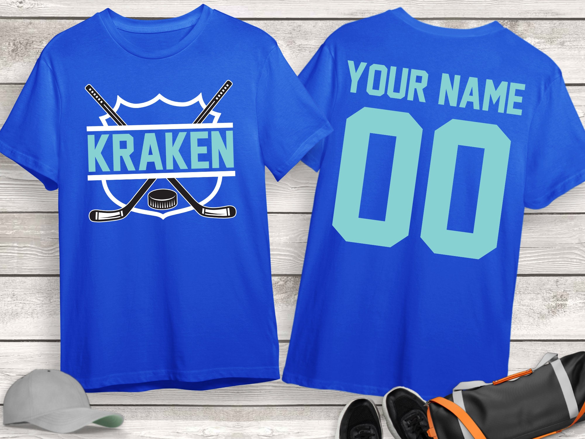 Camisa de hockey Kraken, camisa de hockey personalizada, camisa de hockey  personalizada, camisa del día del juego, camisa de mamá de hockey, regalo  de amante del hockey - Etsy México, image size:2000x1500