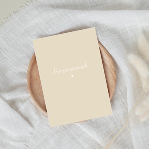 Geschenkkarte | Herzensmensch | Format DINA6 | Geburtstag | Aufmerksamkeit