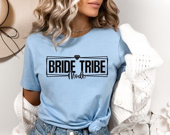 Bride Tribe Mode SVG File - Bride Tribe - Getting Hitched - Wedding Party SVG - Bachelorette Party - Bride SVG
