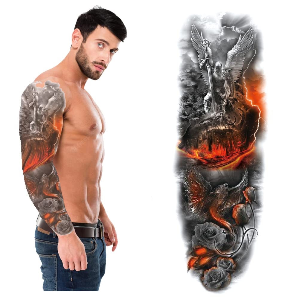 Ordershock Dragon with Fox Combo Tattoo Waterproof Boys and Girls Best  Design Temporary Body Tattoo  Price in India Buy Ordershock Dragon with  Fox Combo Tattoo Waterproof Boys and Girls Best Design